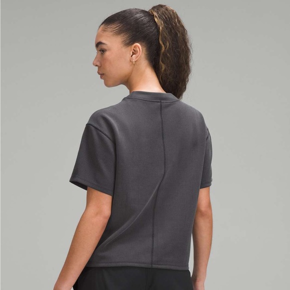 Lululemon- Ribbed Softstreme Short Sleeve Top - Picture 2 of 6